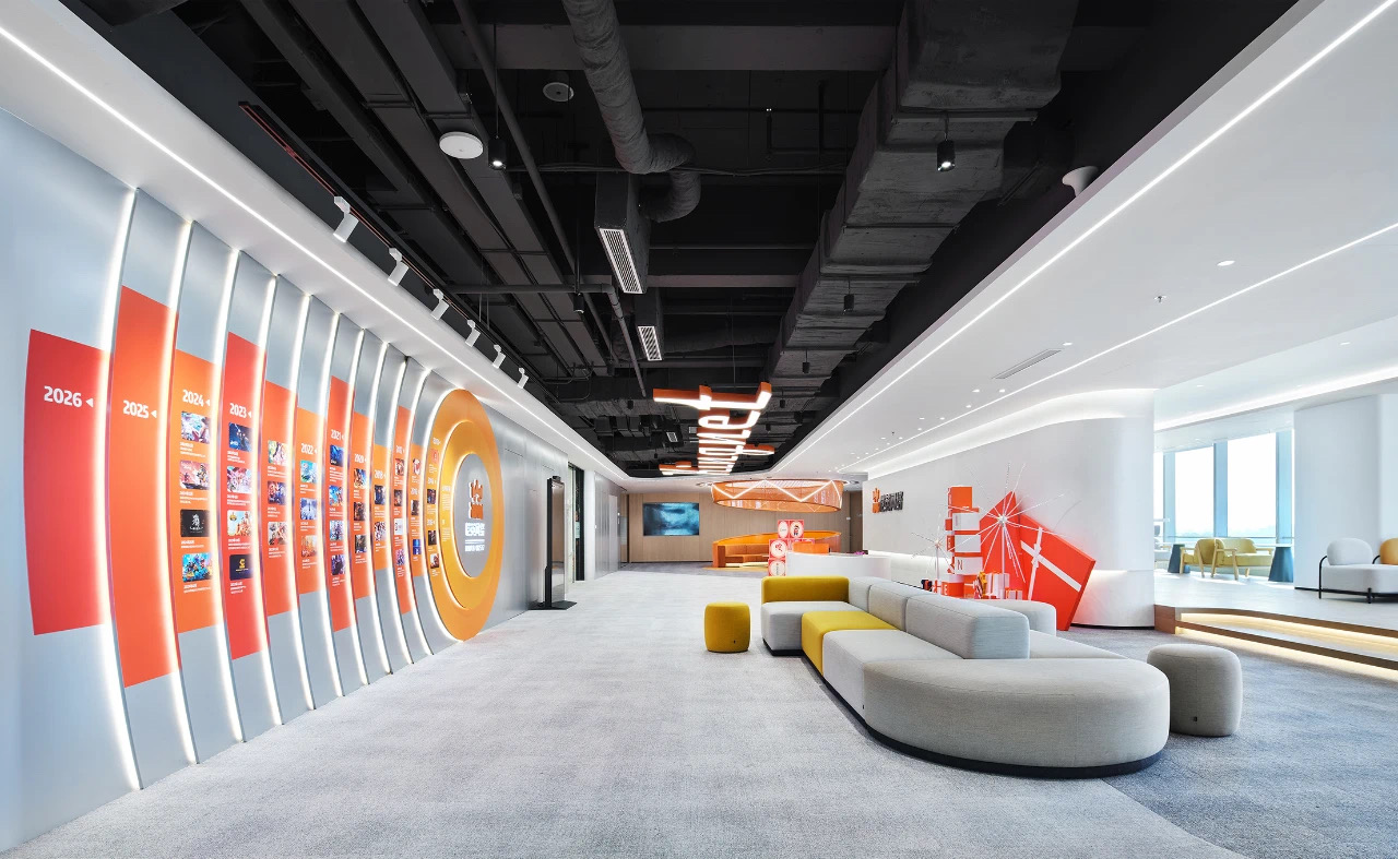 青岛办公室装修设计-恺英网络